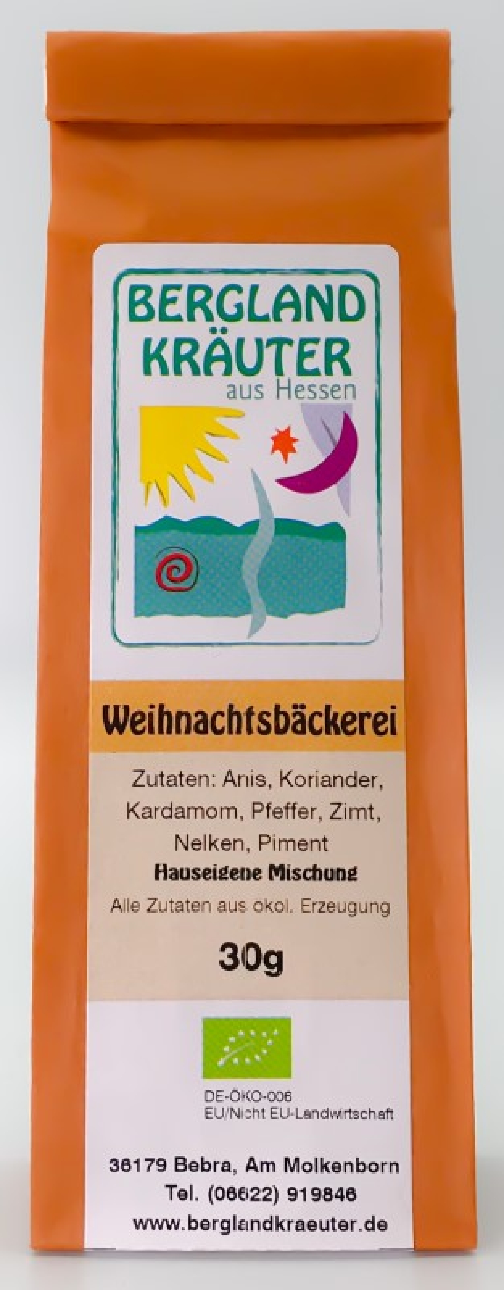 Weihnachtsbäckerei, 30g